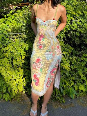 Stylish Knee Length Tight Dress Outfit  XL Size V Neck Tight Dress Latest Fashion