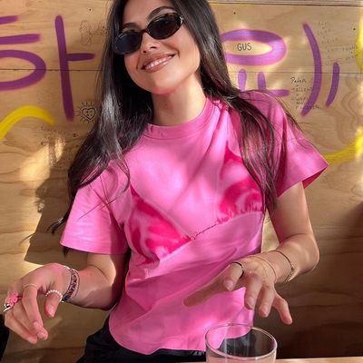 Comfortable Stylish Decal T Shirt Printed Sexy Round Neck Short Sleeve T Shirt
