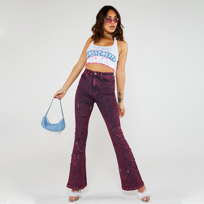 New Women's Custom Wavy Edge Lace Halter Letter-printed Small Vest