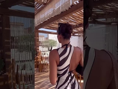 Halter halter sexy slim dress